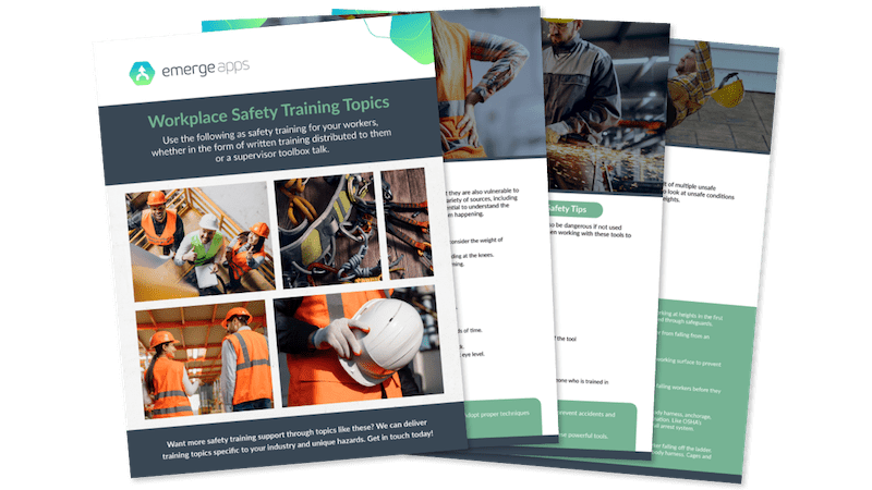 5 Workplace Safety Toolbox Talks